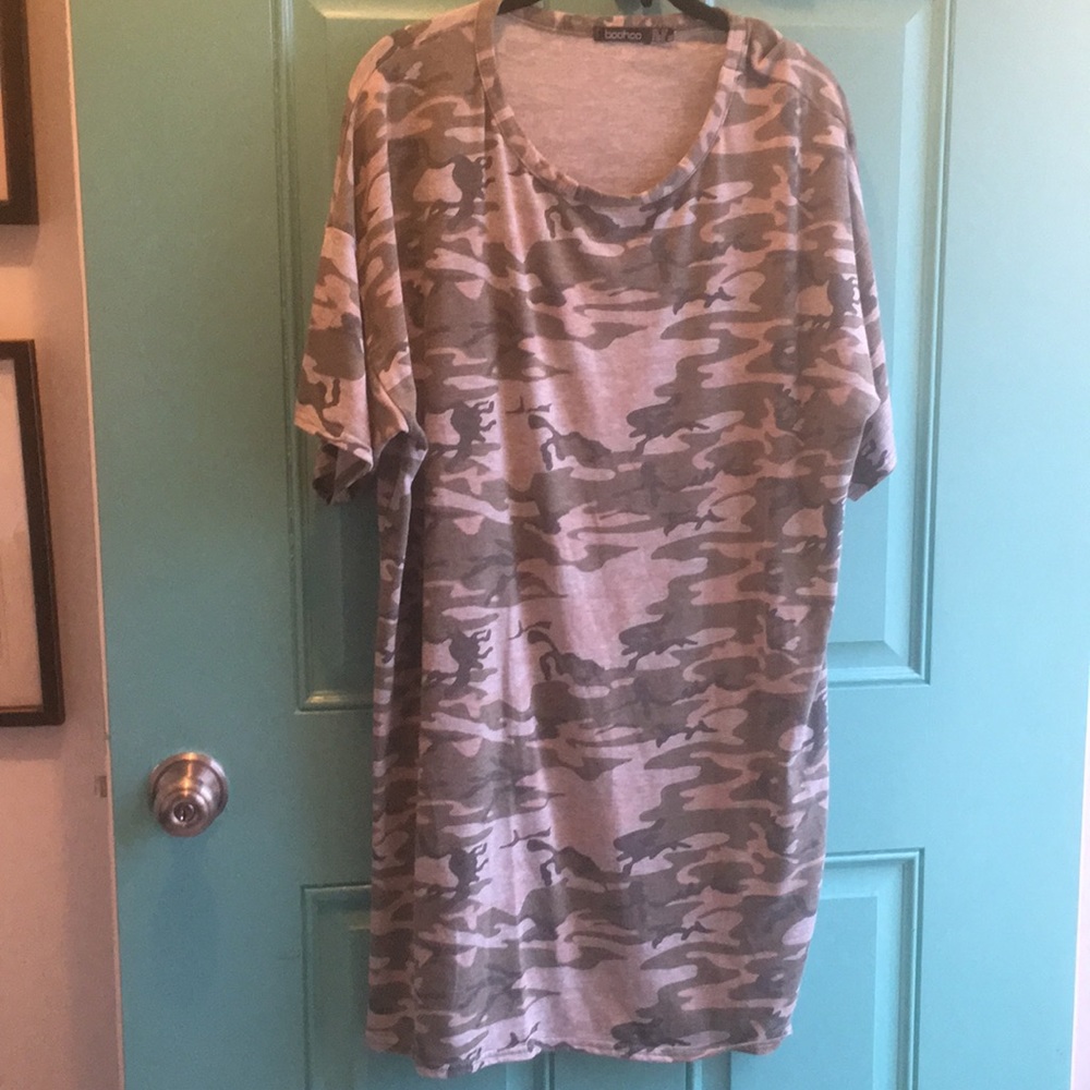 CAMO T-SHIRT DRESS